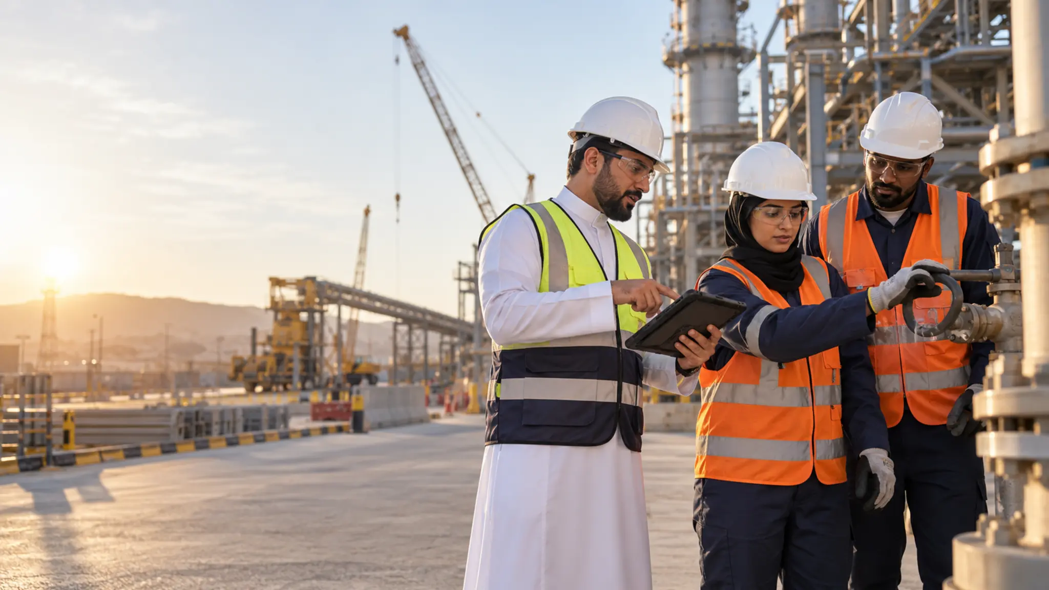 Frontline Workforce Training in Saudi Construction and Industry