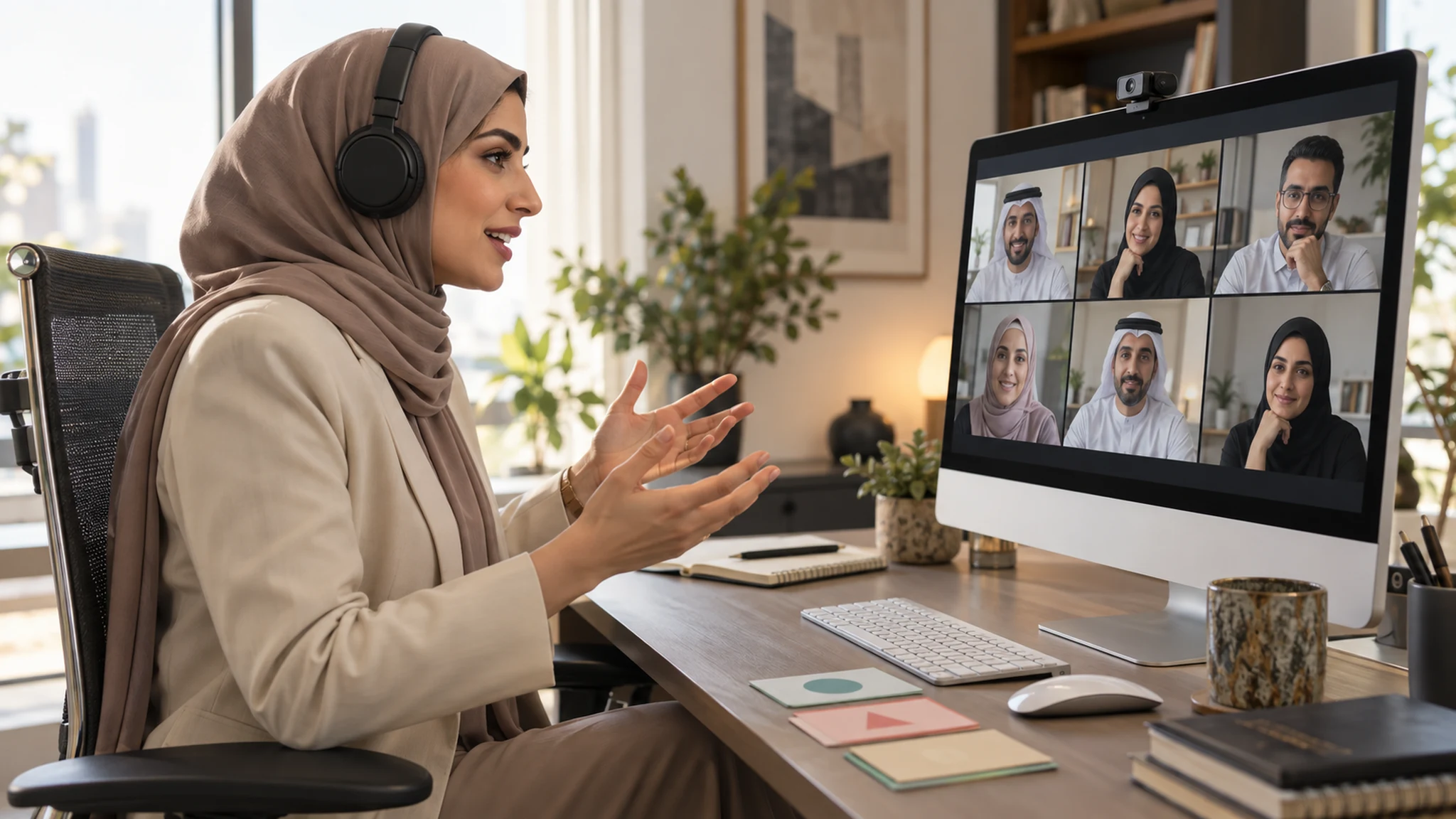 Increasing Engagement in Arabic-Language Virtual Sessions