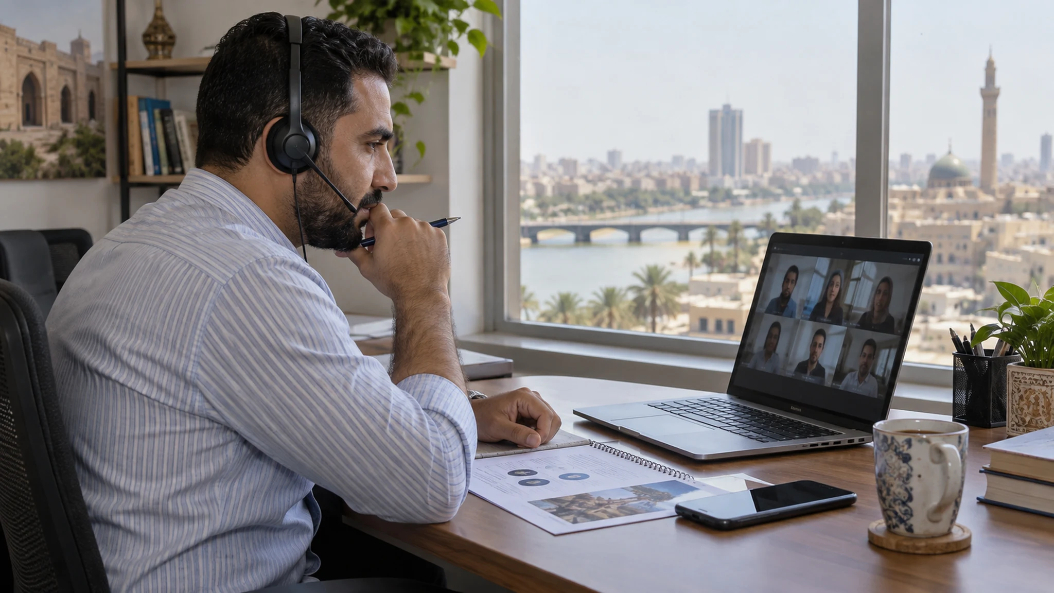 VILT in Iraq: Designing Live Learning for Connectivity Constraints