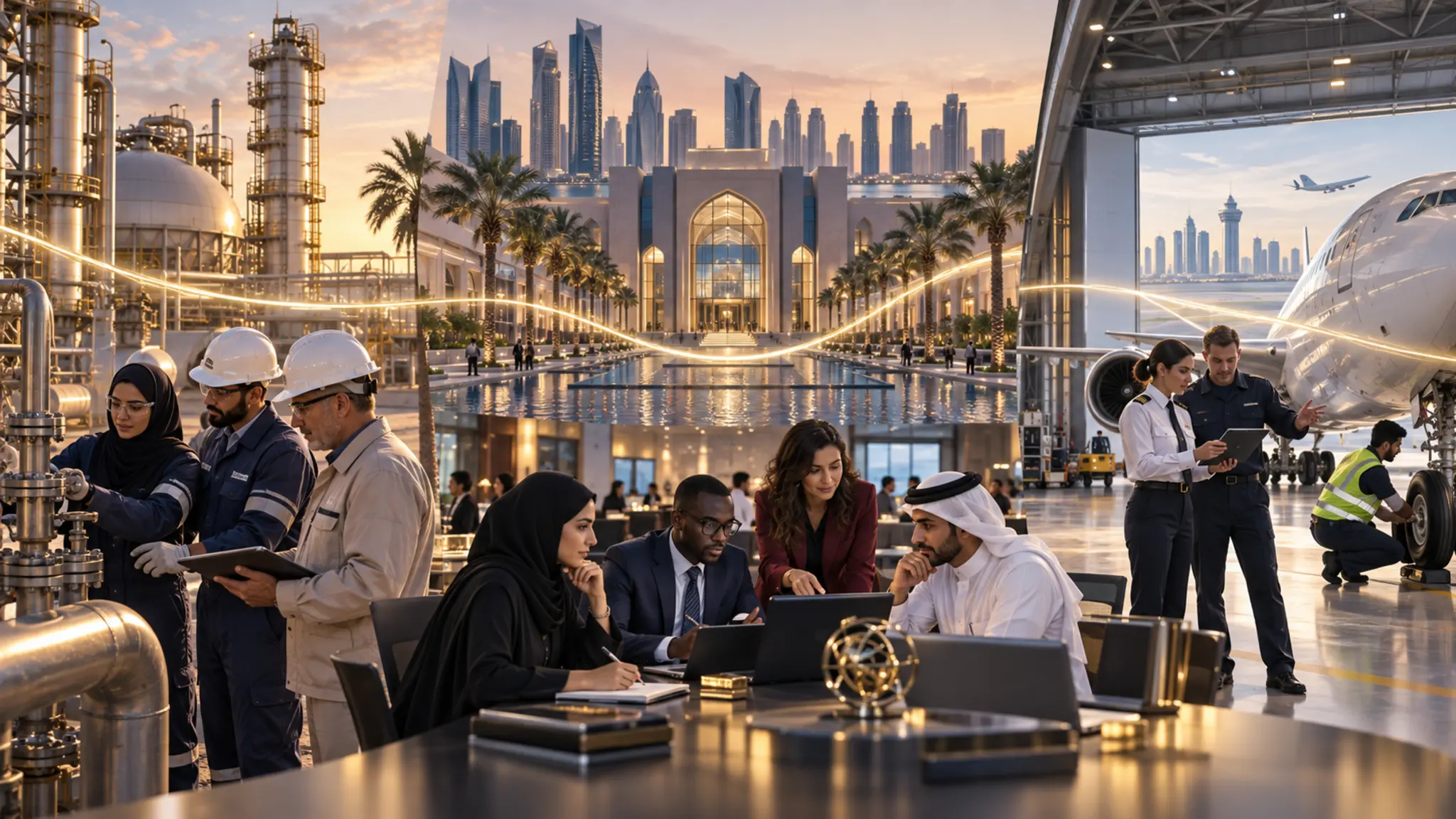 Designing Industry Academies for Qatar’s Energy, Finance and Aviation Sectors