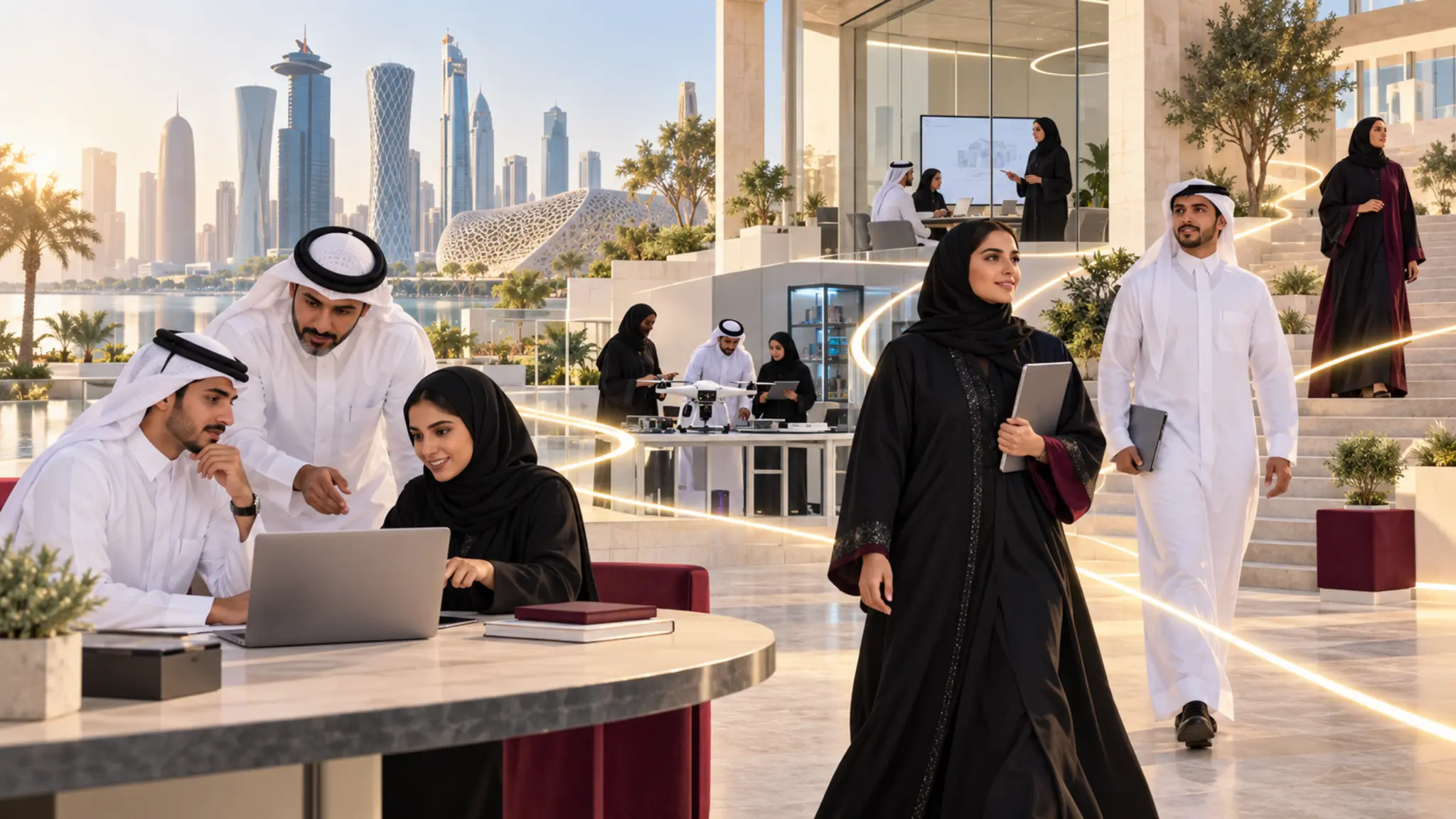 كيف تدعم الأكاديمية الرقمية تطوير المواهب الوطنية في قطر؟