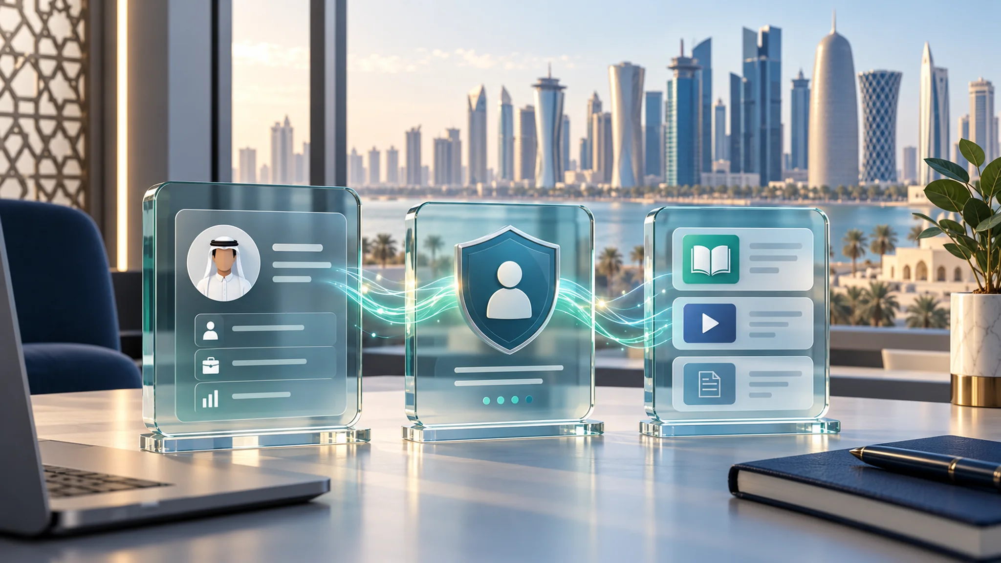 تكامل منصة التعلم مع أنظمة الموارد البشرية في قطر