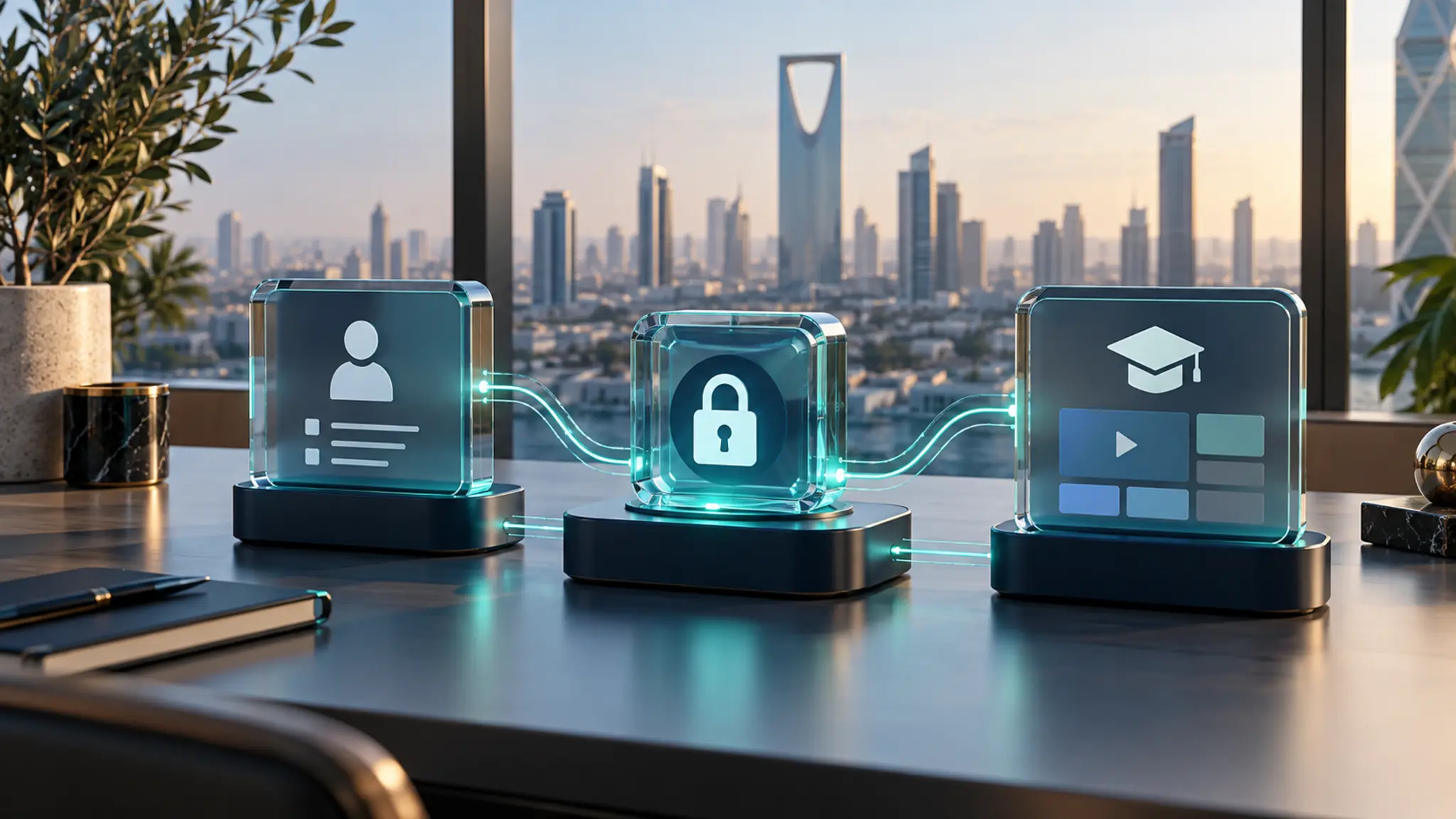 تكامل LMS وLXP مع HRIS وSSO في المؤسسات السعودية