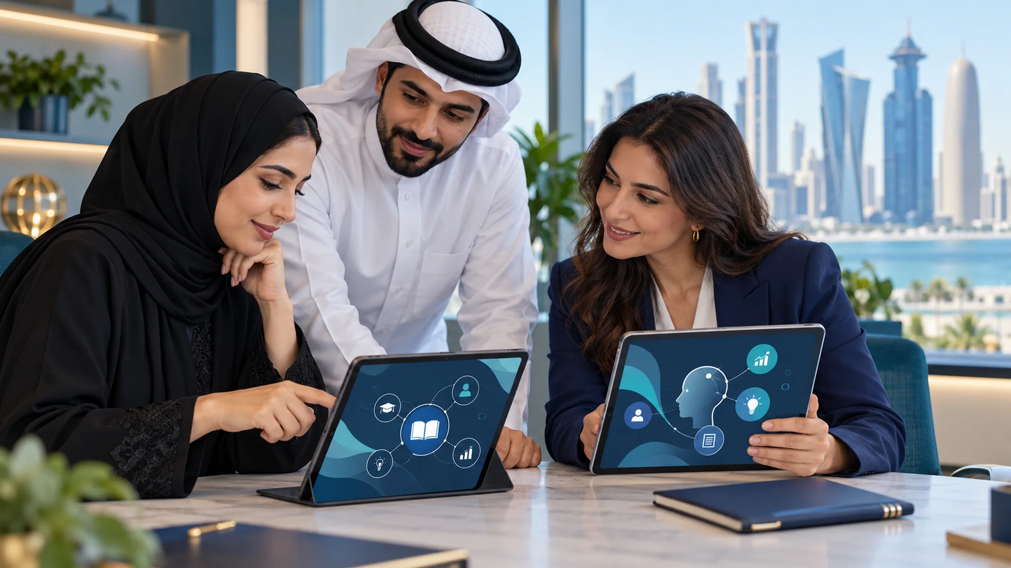 تصميم تجربة LMS/LXP متعددة اللغات للفرق القطرية