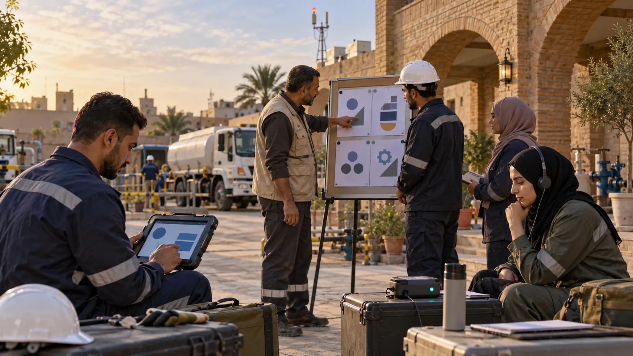 التعلم المدمج في العراق: تصميم مرن يتعامل مع تحديات الاتصال